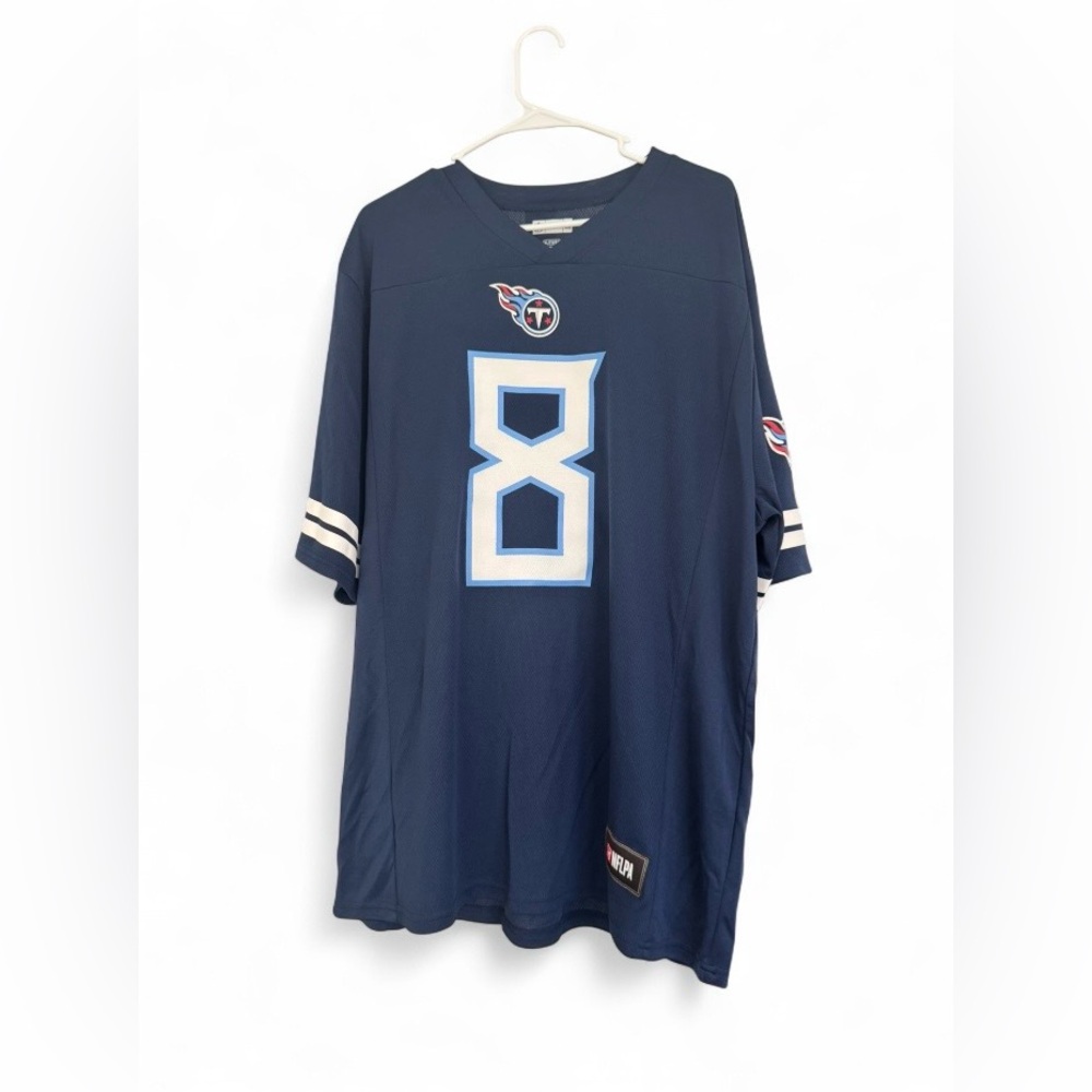 NWT Will Levis NFL Tennessee Titans #8 Navy Blue Men's Jersey XL